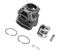 EasyByMall Cylindre de 51 mm pour kit piston compatible avec tronçonneuse Husqvarna 576XP Pièce de rechange 5752574-06