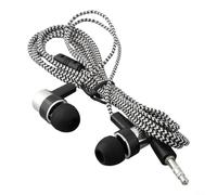 EasyByMall Écouteurs filaires avec câble de 1 2 m, excellent son pour écouter (gris argenté)