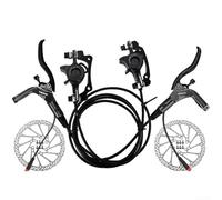 EasyByMall Ensemble de frein à disque hydraulique pour vélo électrique, avec pour rotor (noir), XVHL1T5YS6N9OO3KN2NQ9GU5522801