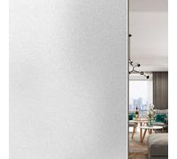 EasyByMall Film électrostatique pour verre dépoli - 40 cm x 3 m - Translucide - Opaque - Sans colle - Décoration en PVC pour salle de bain et bureau