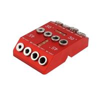 EasyByMall Gabarit de guidage de trou en alliage d'aluminium pour perçage coudé et droit à 30/45/90 degrés, 4 tailles pour garde-corps, poteaux de terrasse, travail du bois