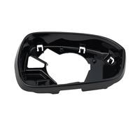 EasyByMall Garniture de cadre de rétroviseur côté droit pour Ford Fusion 2013-2020, coque de rechange en ABS noir