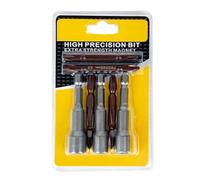 EasyByMall Jeu de 7 tournevis magnétiques et douilles en alliage d'acier avec embouts antidérapants étendus pour perceuse pistolet, kit de 7 pièces avec têtes T20/T25/PH2 pour réparation d'espaces