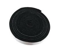EasyByMall Joint de gril haute température pour Big Green Egg Kamado, bande d'étanchéité auto-adhésive en fibre d'aramide, 4,6 m, noir