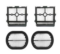 EasyByMall Kit de brosse de rechange et filtre pour aspirateurs Tineco Floor S5, S5 Pro 2 et S5 Extreme Smart - Matériau ABS, lot de 4 pièces (2 mailles + 2 standard)