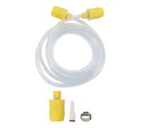 EasyByMall Kit de raccord de tuyau de rechange avec tube d'eau de 2,5 m pour nettoyeur vapeur Karcher Puzzi 8/1 10/1, comprend un connecteur jaune et un mamelon