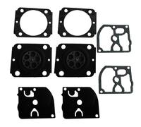 EasyByMall Kit de reconstruction de carburateur avec membrane et joint d'étanchéité pour carburateurs Zama C1M-S141 à C1M-S151, compatible avec les souffleurs BG66 et BG86 (2 ensembles)