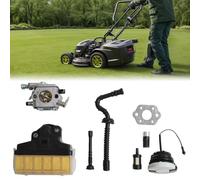 EasyByMall Kit de remplacement carburateur pour tronçonneuse 021, 023, 025 - WT-286 compatible avec 1123-120-0605 & WT-215 - Construction métallique