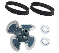 EasyByMall Kit de remplacement pour nettoyeur de piscine MX6 et MX8 - 2 pistes, 1 moteur, 2 roulements, construction en plastique