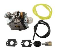 EasyByMall Kit de réparation de carburateur pour tronçonneuse McCulloch - Compatible avec modèles 122HD45, 122HD60, 523012401 - 8 pièces de rechange OEM (523012401, 581734301)