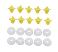 EasyByMall Lot de 10 clips intérieurs de panneau de porte compatibles avec Opel Vivaro Movano Primastar Clio Kangoo Laguna Megane Twingo