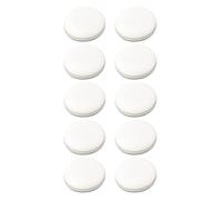 EasyByMall Lot de 10 poids de nappe avec aimants puissants en néodyme, revêtement en caoutchouc pour résister au vent, antidérapant et anti-plis, 4 cm