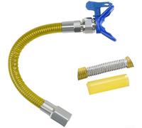 EasyByMall Lot de 2 buses de pulvérisation haute portée 34,5 cm pour le | Flexibilité à 360 degrés, pulvérisation précise et difficile d'accès, acier inoxydable, idéal pour les coins