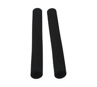 EasyByMall Lot de 2 poignées en caoutchouc mousse pour tondeuse partie 422179, couvre-levier de direction doux au toucher, longueur 24,5 cm avec diamètre intérieur de 1,9 cm, noir