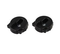 EasyByMall Lot de 2 verrous de sangle de guitare à changement rapide, attaches sécurisées sans outil pour guitares basses électriques et acoustiques, aucune modification nécessaire, noir