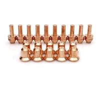 EasyByMall Lot de 20 embouts de coupe plasma, buses 176656, électrodes 176655 pour torche Miller Spectrum 375 Xtreme, ICE-25C/27C