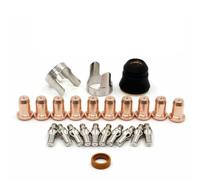 EasyByMall Lot de 24 électrodes de buse plasma 1,0 mm en cuivre Hafnium pour lampe torche IPT-60 PT60 PT40