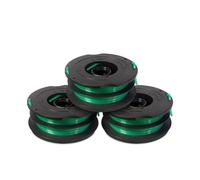 EasyByMall Lot de 3 bobines de rechange pour débroussailleuse Black & Decker GH1000, GH1100, GH2000 - Ligne en nylon à alimentation automatique de 2 mm