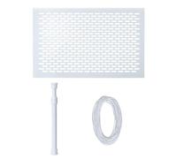 EasyByMall Lot de 3 films protecteurs d'écran en maille robuste pour protection des feuilles - 15,3 x 9,8 pouces - Blanc