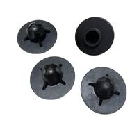 EasyByMall Lot de 4 capuchons de pieds de chaise de camping en caoutchouc pour chaises pliantes de lune et meubles d'extérieur Noir 13 mm, 14 mm, 16 mm