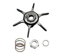 EasyByMall Lot de 4 clés de déchargement de moulinet de pêche compatibles avec DAIWA PR100 PD106 - Accessoire de rechange pour moulinet de pêche (gauche noire)