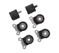 EasyByMall Lot de 6 tampons annulaires pour tronçonneuse 020 020T MS200T, ABS en acier inoxydable - Pièce de rechange OEM 1129 790 9902 1116 790 9600 - Design léger et résistant à l'usure