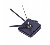 EasyByMall Mécanisme d'horloge à quartz avec aiguilles et fixations pour réparation d'horloges murales à monter soi-même, kit moteur à démarrage automatique
