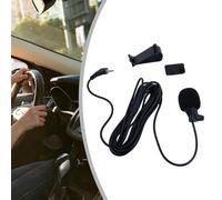 EasyByMall Microphone externe pour autoradios Pioneer - Microphone omnidirectionnel de 2,5 mm avec câble, réduction du bruit - Housse coupe-vent pour récepteur radio CD-VM1