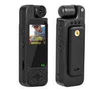 EasyByMall Mini caméra de sport HD 1080p, compacte et portable avec construction ABS pour enregistrement en plein air et aventure