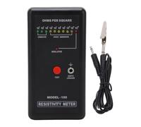 EasyByMall MODEL-100 Testeur de résistivité de surface pour test ESD - Conforme aux normes ANSI/ESD S20.20, IEC 61340-5-1, ASTM D257, CECC & UL - Corps ABS, noir