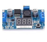 EasyByMall Module abaisseur DC-DC réglable avec affichage numérique voltmètre, entrée 2,5 V-40 V, sortie 1,25 V-37 V, convertisseur 3 A avec bouton tactile et étalonnage