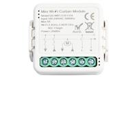 EasyByMall Module d'interrupteur intelligent pour stores roulants et volets, télécommande WiFi Tuya Smart Life App Contrôle vocal compatible avec Alexa et Home Assistant, AC 100-240 V, blanc