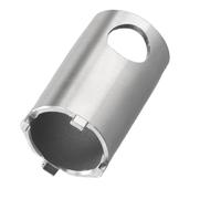 EasyByMall Outil de douille d'écrou d'arbre central en acier inoxydable pour moteur Bafang Mid Drive e démontage de bague de verrouillage à 4 encoches pour l'entretien de vélo électrique