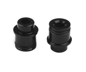 EasyByMall Paire d'adaptateurs de conversion axe traversant vers moyeu à dégagement rapide pour Hope et DT Swiss, 12/15 mm à 9 mm, alliage d'aluminium CNC 7075