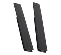 EasyByMall Paire de garnitures extérieures de toit avant compatibles avec Vauxhall Mokka 2015-2021, Buick Encore 2013-2021, Chevrolet Trax 2015-2021, pièce de rechange ABS noir