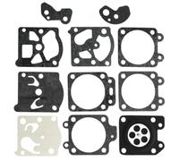 EasyByMall Partner T210/T240/T250 Kit de réparation de joints et diaphragme de débroussailleuse à essence - Pièces de rechange pour entretien carburateur