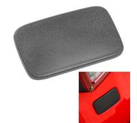 EasyByMall Plaque d'immatriculation arrière pour Jeep Wrangler JK JKU 2007-2018, support de rechange en ABS noir, ajustement direct, aucun perçage nécessaire