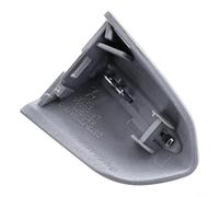 EasyByMall Poignée de porte latérale gauche pour Ford Fusion et matériau ABS, améliore l'esthétique du véhicule (blanc + placage)