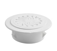 EasyByMall Rosaces en plastique pour grille de ventilation, trou mural, bouchon décoratif en polypropylène pour trous de climatisation et volets de type B, blanc