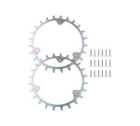 EasyByMall Roue de traction 252 mm en acier inoxydable avec pointes antidérapantes pour robot tondeuse Robomow 420/320/430X/435X/440/450X