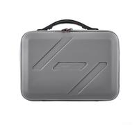 EasyByMall Sac de rangement de voyage portable, pour DJI FLIP Unmanned Aerial Vehicle Bag PU Accessoire Case Double fermeture éclair avec bandoulière, Voir image