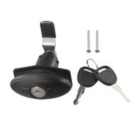 EasyByMall Serrure de camping-car avec 2 clés, serrure à came en nylon robuste pour porte d'armoire, tiroir, boîte aux lettres, bouton de verrouillage sécurisé pour boîte à outils de trappe de yacht