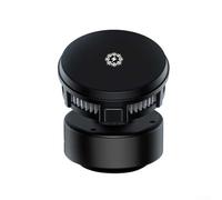 EasyByMall Support de téléphone magnétique multifonctionnel, 10 x 10 x 8 cm en alliage d'aluminium, charge rapide, lumières RVB de refroidissement (noir)