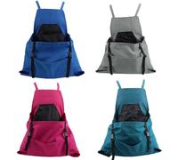 EasyByMall Tablier de jardinage imperméable pour ramasser les mauvaises herbes et les fruits - Ajustement réglable pour diverses tâches, Voir image, vert