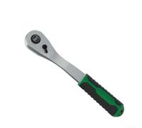 EasyByMall Tête de liquet 3/8 90 dents réversible pour utilisation en pied de biche - Outil de mécanicien de garage en acier traité thermiquement Vert