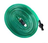 EasyByMall Tuyau d'arrosage plat en PVC, 7,5 m, vert, 1 pièce