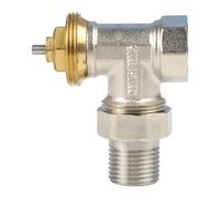 EasyByMall Vanne de régulation thermostatique d'angle en laiton DN15 DN20 M30 x 1,5 filetage auto-régulant sans tête