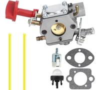 EasyByMall WTEA-7A Kit Carburateur pour Tondeuses HS 243R, 243RJ, 543RBK, 543RBS, 543RBX, 543RS, 543AE, BCZ400, BCZ400L, BCZ400SW