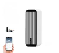 EasyByMall Zigbee Détecteur d'eau de pluie, double fonction niveau d'eau et alerte d'inondation pour Smart Home, moniteur à distance étanche IP66 compatible avec Tuya et Smart Life App