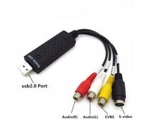 Easycap Usb 2.0 Rca Av S - Vidéo Cvbs Audio Vidéo Facile Cap Vhs To Dvd Converter Carte De Capture Adaptateur Pour Windows Mo29530